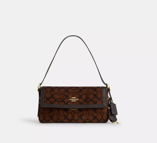 Etta Shoulder Bag In Signature Chenille