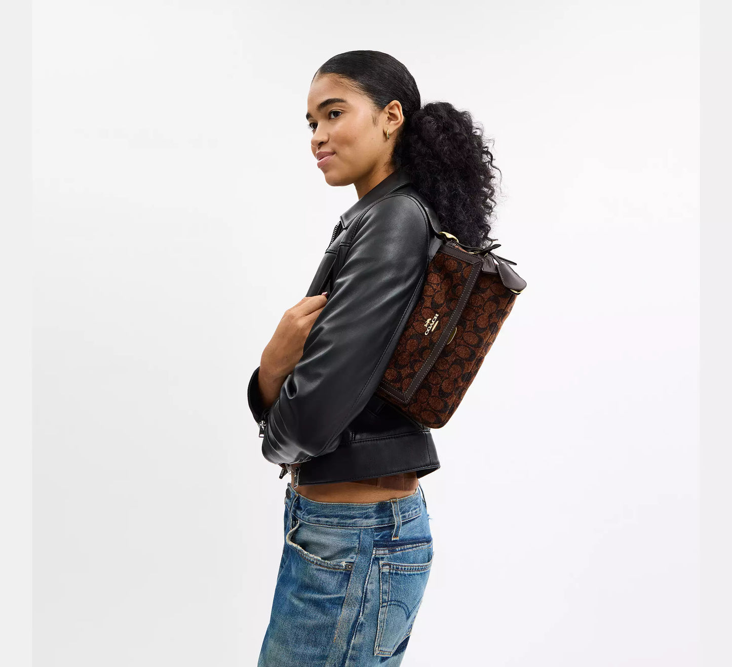 Etta Shoulder Bag In Signature Chenille